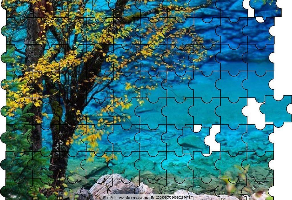 拼图 风景 风景画图片