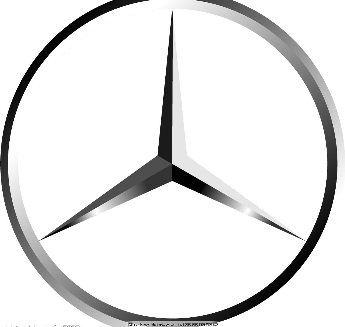 奔驰logo图片素材免费下载 - 觅知网